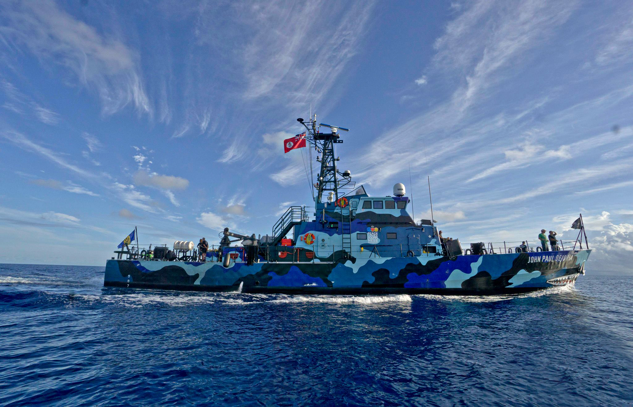 Sea Shepherd Vessel John Paul DeJoria Arrives in Dominica