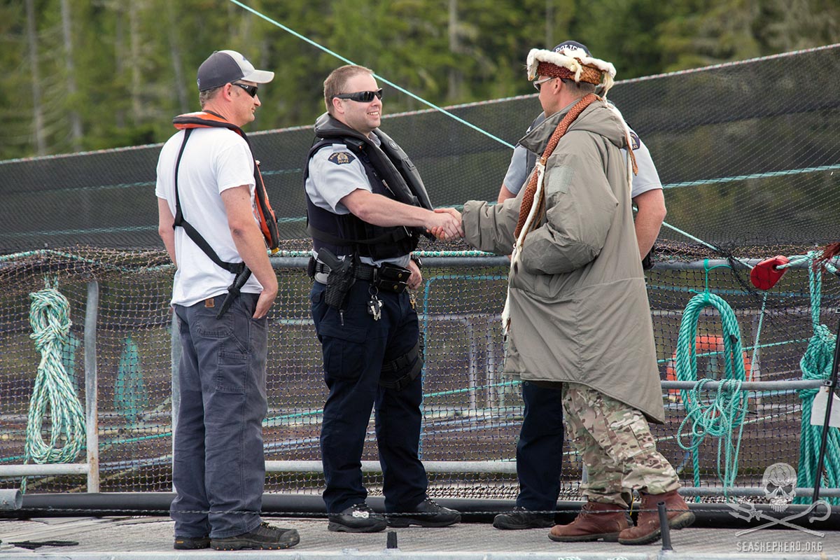First Nations Occupy Salmon Farm Until British Columbia Government Cancels License of Occupation